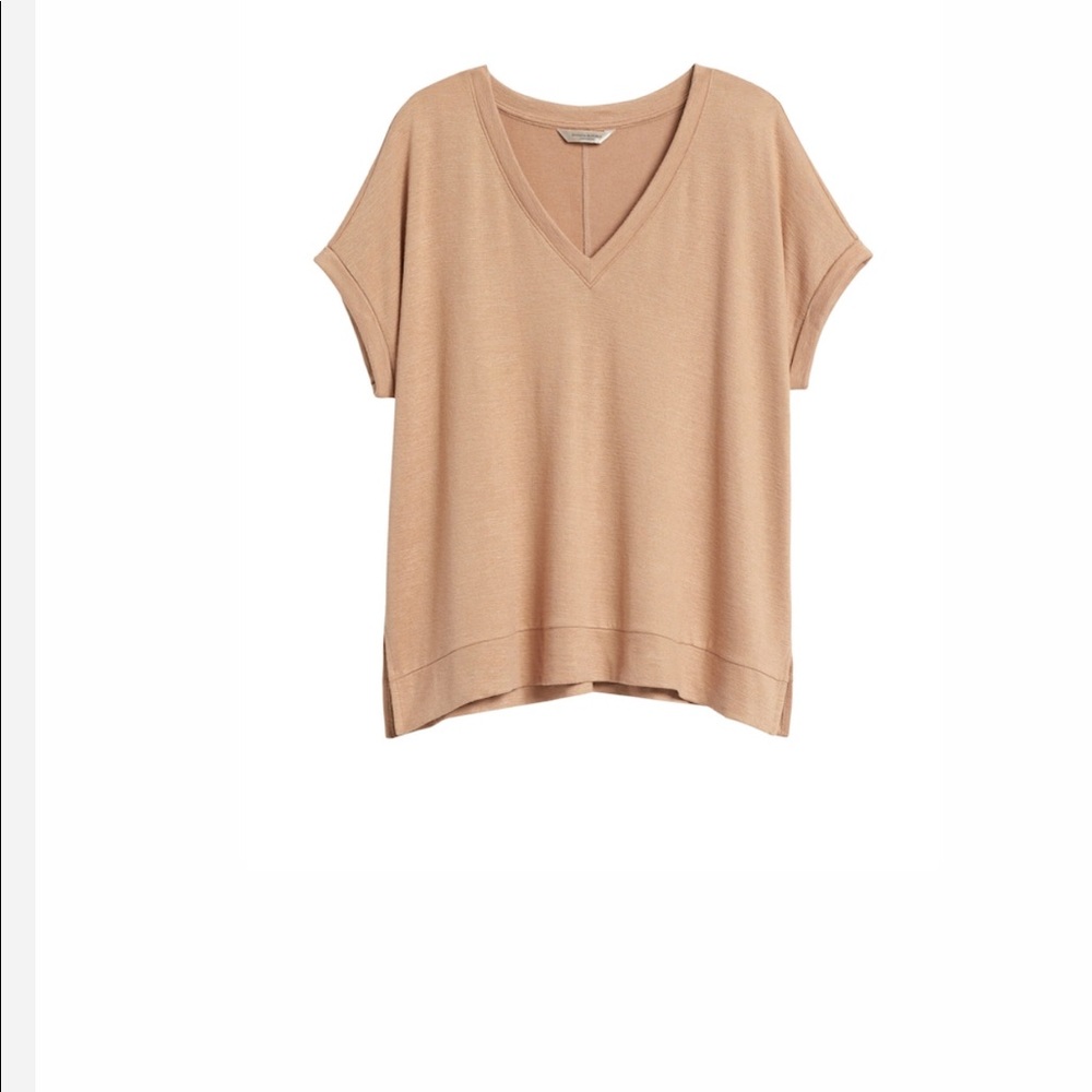 Olive Green Luxe Spun Banana Republic Top